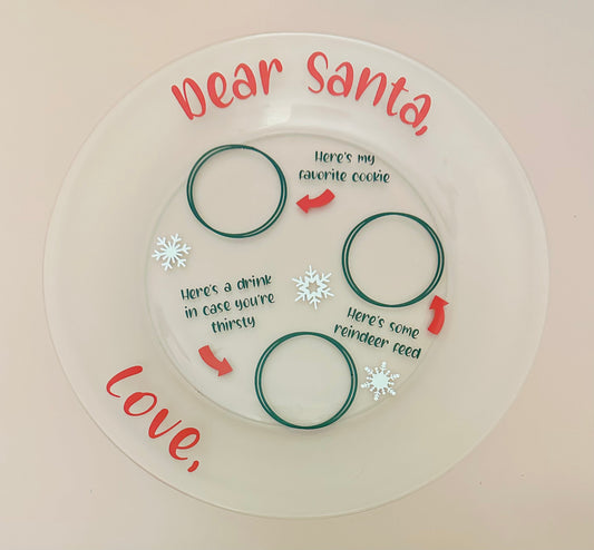 Santa Plate For Treats