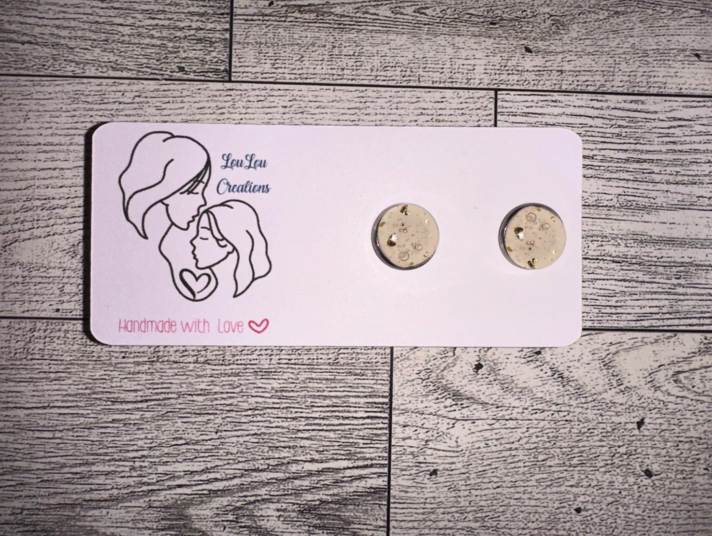 Valentine's Day Circle Earrings