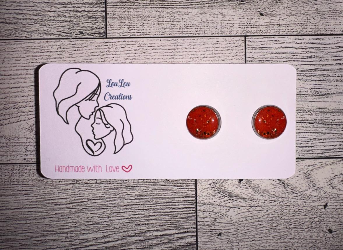Valentine's Day Circle Earrings