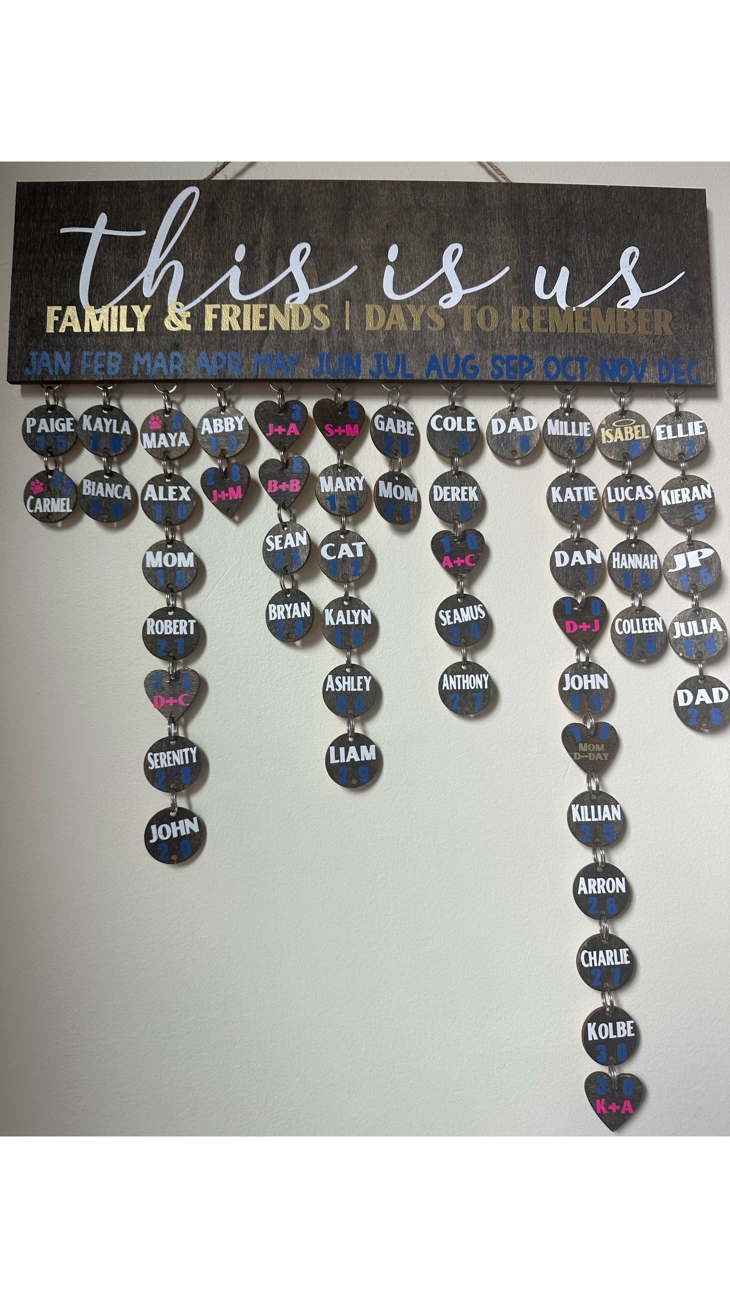 Birthday and Celebration Board