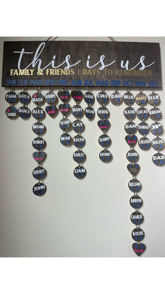 Birthday and Celebration Board