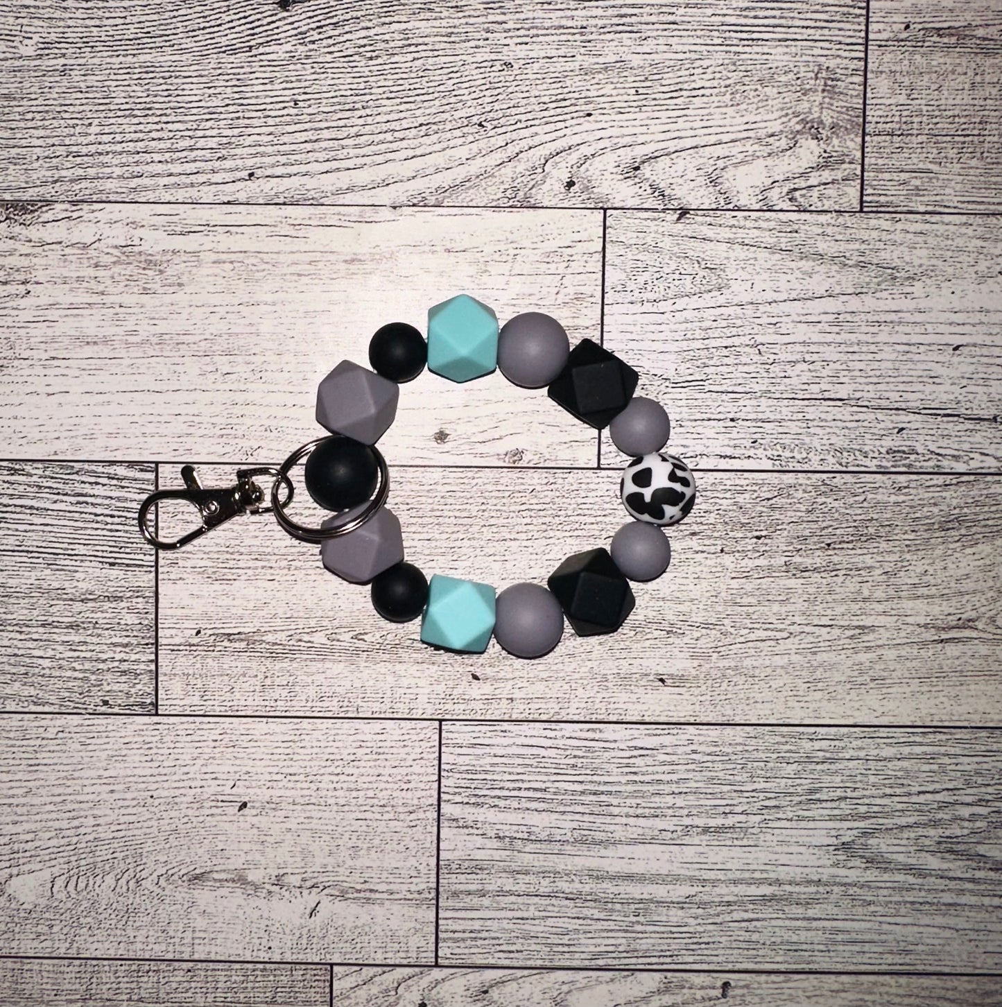 Silicone Beaded Wristlet
