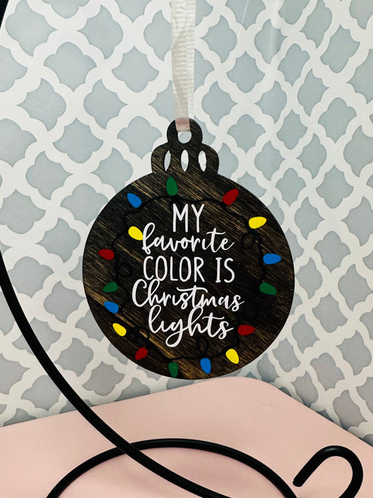 Christmas Lights Ornament