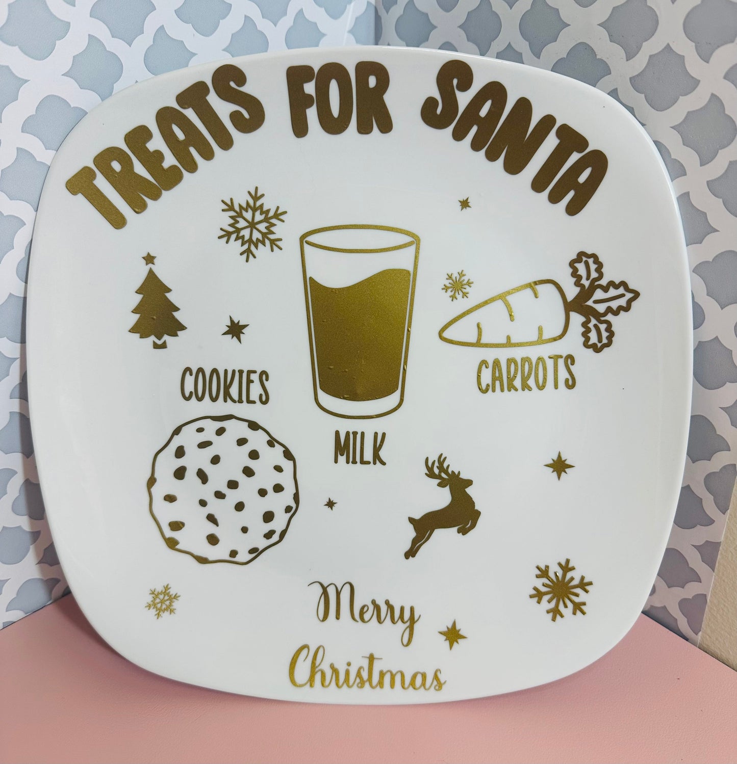 Santa Plate For Treats