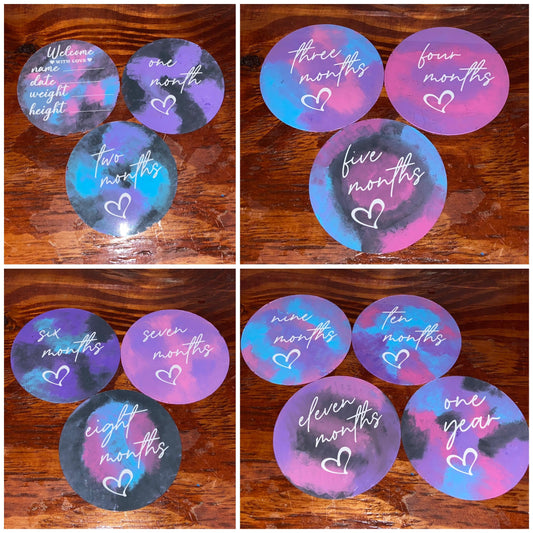 Acrylic Baby Milestone Markers
