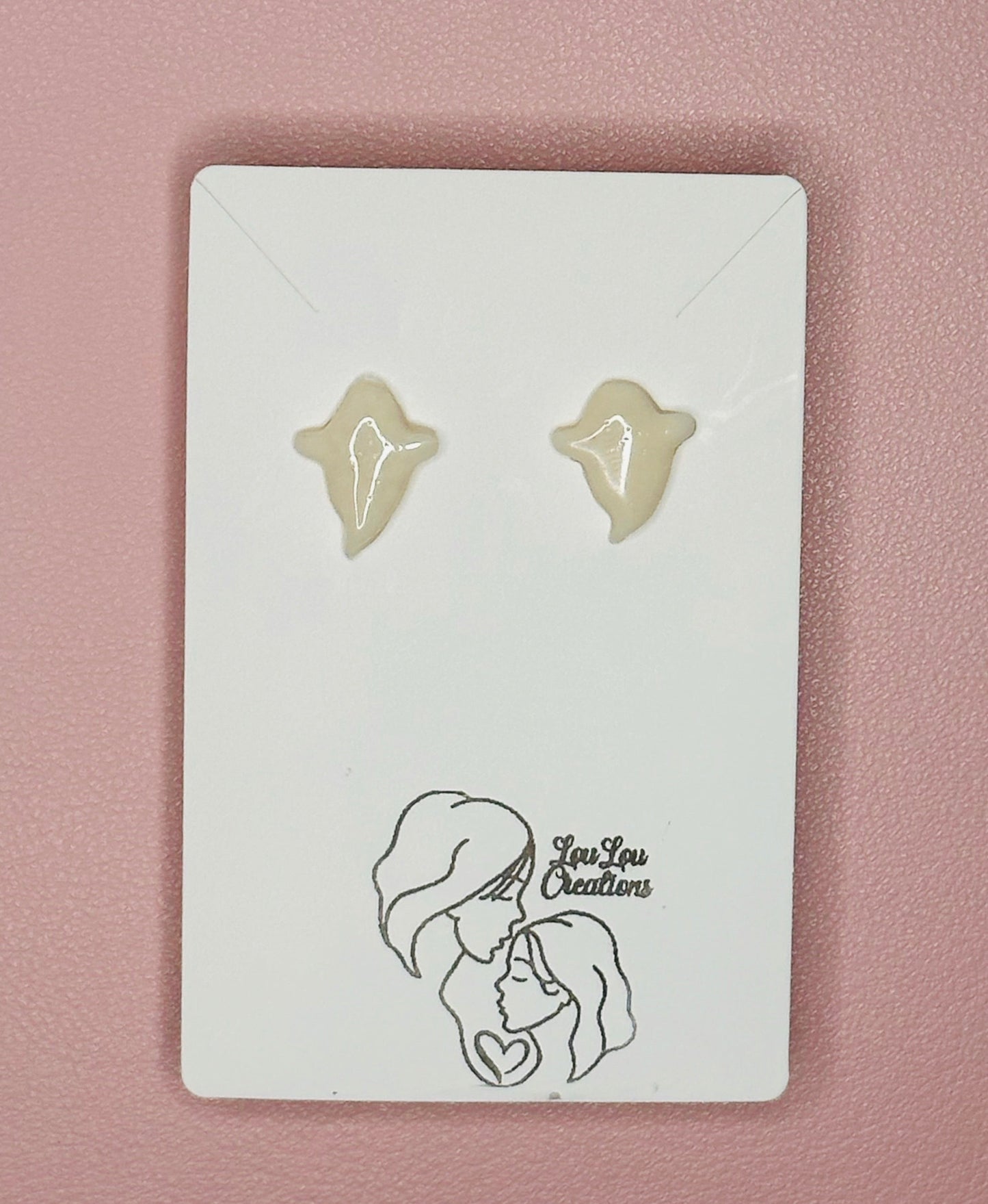 Ghost Stud Earrings