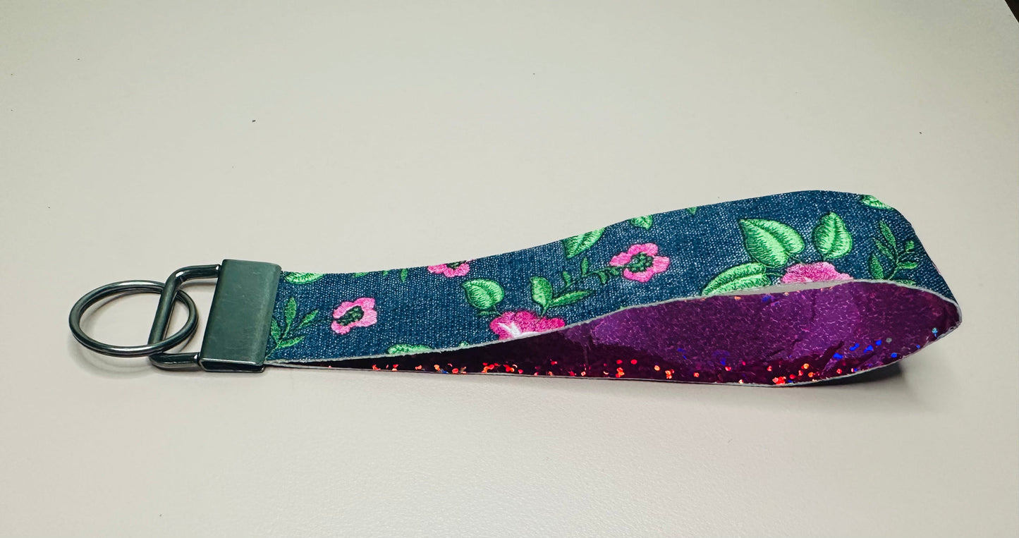 Faux Leather Keychain