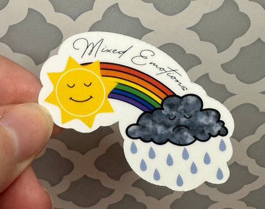 Mixed Emotions Vinyl Sticker