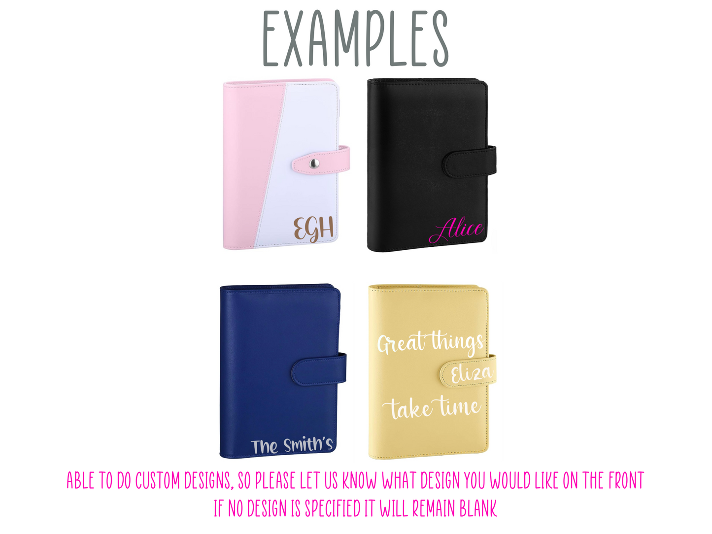 Personalized Budget Binder