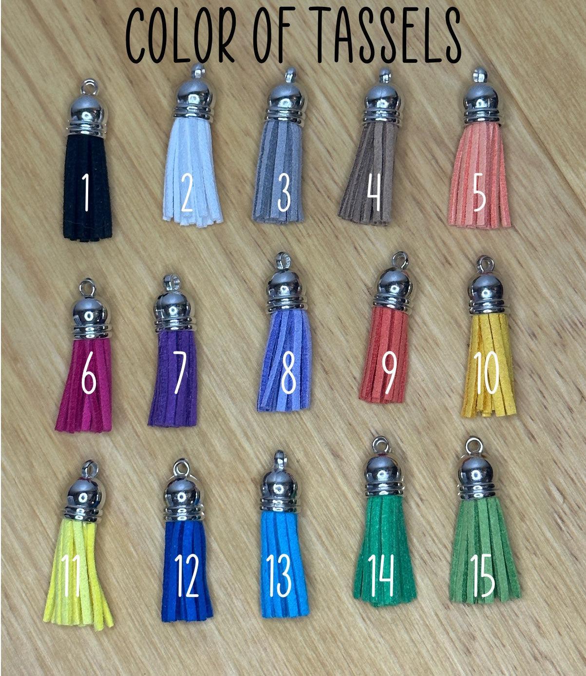 Faux Leather Keychain