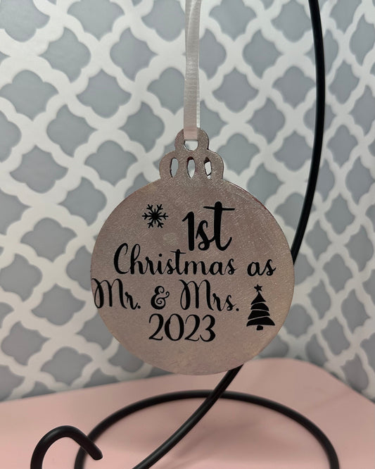 First Year Married Ornament