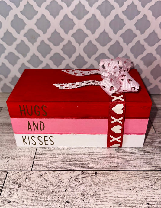 Valentines Day Book Stack Décor