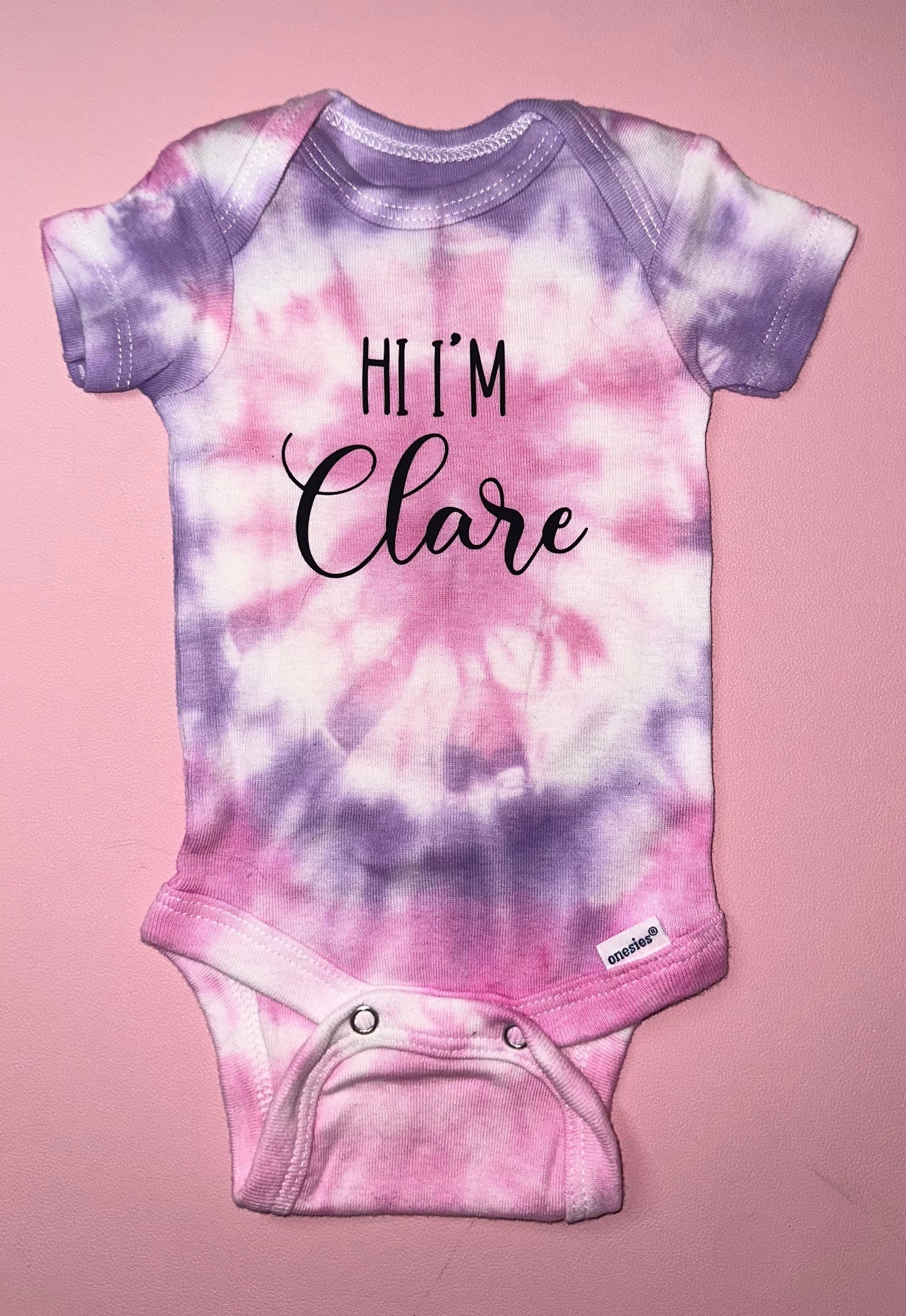 Tie Dye Introduction Baby Shirt