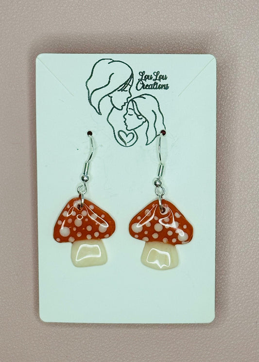 Mushroom Earrings