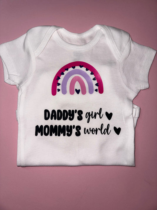 Daddy’s Girl, Mommy’s World Baby Shirt