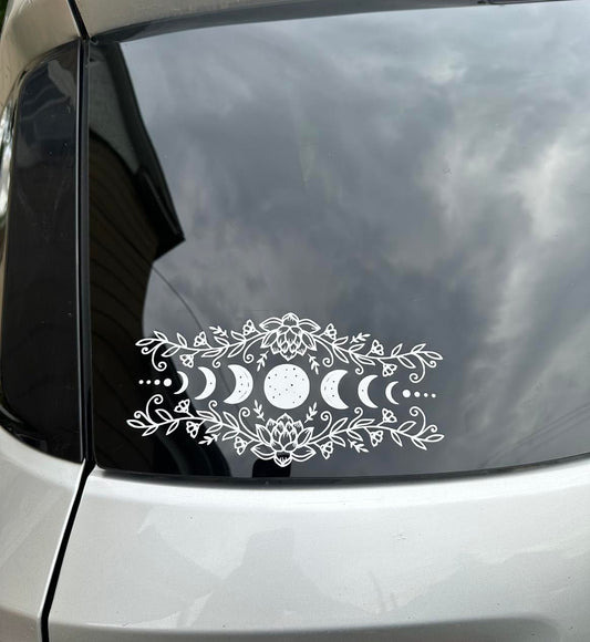 Moon Phases Car Decal